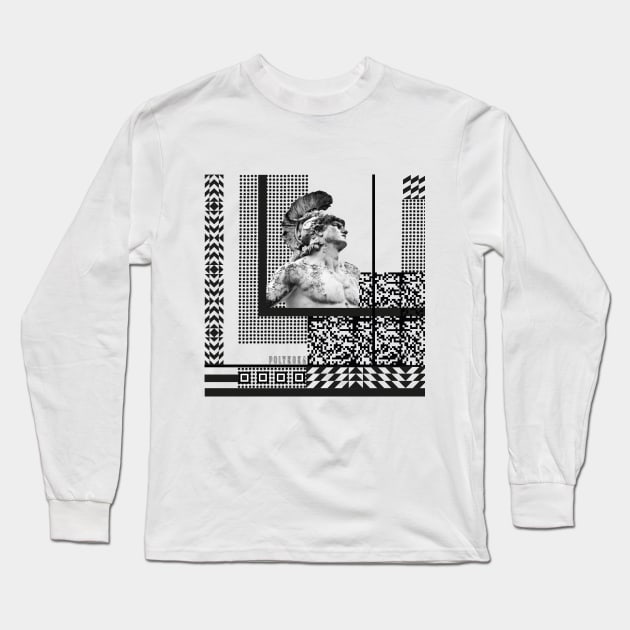 God Achilles Long Sleeve T-Shirt by POLYKOKA